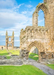 Photo sur Plexiglas Rudnes Saint Andrew's cathedral, ruined Roman Catholic cathedral in St Andrews, Fife, Scotland.