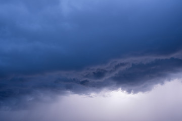 Obraz premium Sky and clouds / Sky and rain clouds, use as background.