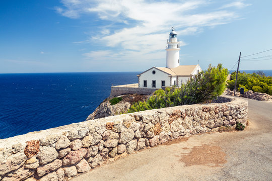 Capdepera Lighthouse. Mallorca island, Spain.
This beautiful lighthouse is located at the easternmost point of Mallorca not far away from Cala Ratjada.