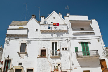 Alleyway. Locorotondo. Puglia. Italy. 