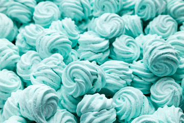 A photo of zephyr, zephyr, marshmallow, soft confectionery, candy, background.