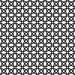 Geometric seamless pattern. Minimal style sacred abstract background decoration. Illustration for fashion minimalistic design. Modern elegant endless wallpaper . Vector.