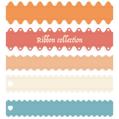 Flat ribbon collection.