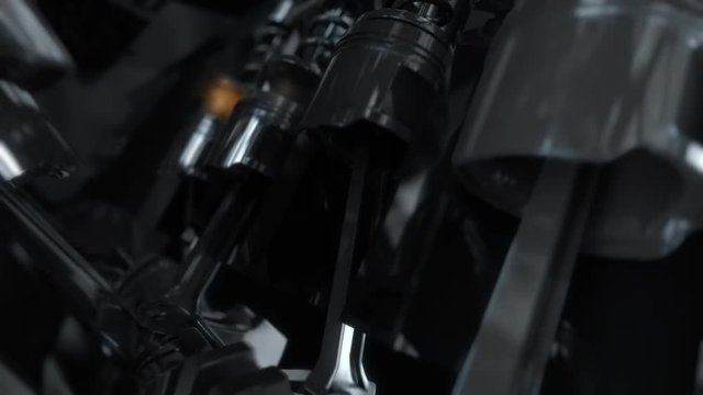 V8 Engine at an angle Loop
