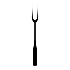 Large Fork black icon .
