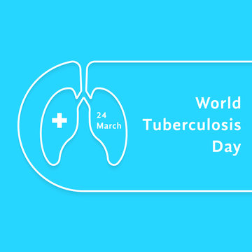 linear world tuberculosis day card