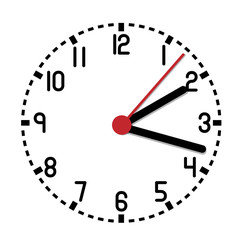 Simple black and white watch thirteenth edition