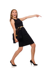 Woman businesswoman concept isolated white background