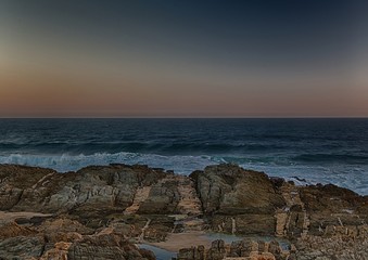 Evening landscape at the Tsitsikamma National Park and the Otter Trail in South Africa