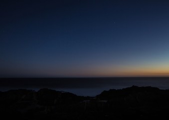 Naklejka premium Late evening landscape at the Tsitsikamma National Park and the Otter Trail in South Africa
