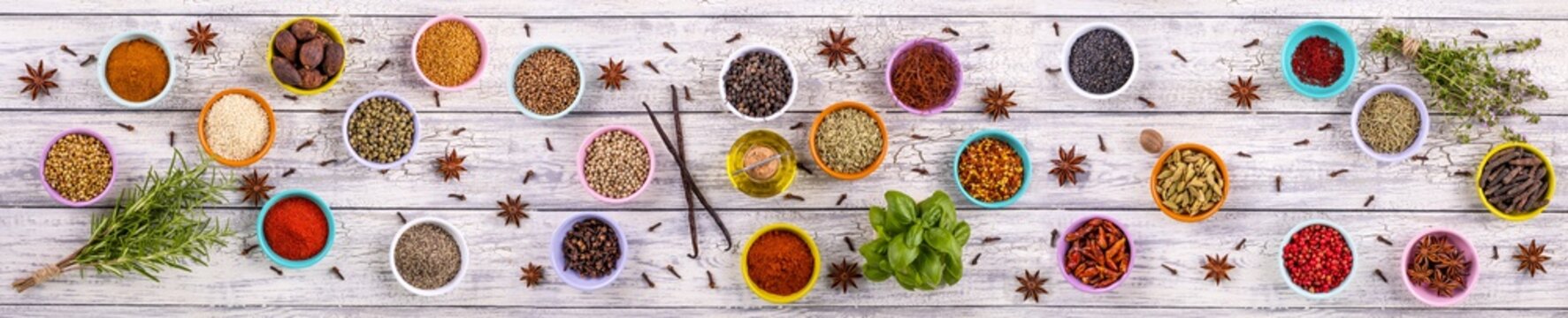 spices panoramic