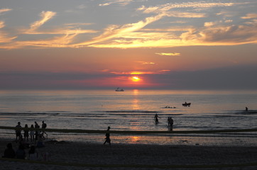 Abendstimmung am Strand von Callantsoog.