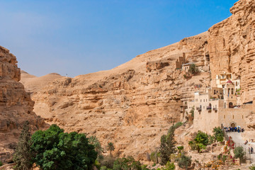 St. George Orthodox Monastery is located in Wadi Qelt.