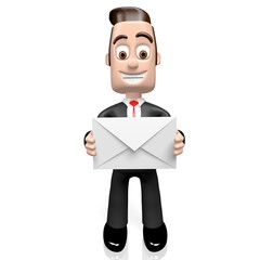 3D news/ mail concept