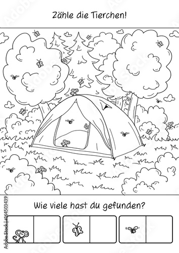 Wimmelbild Zahlen Suchen Wimmelbild Zahlen Suchen