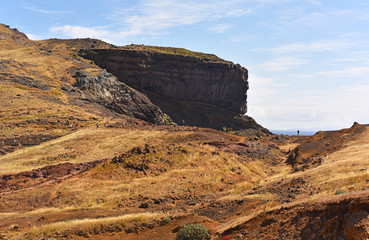 Obraz premium Mountains near Atlantic Ocean coasts.