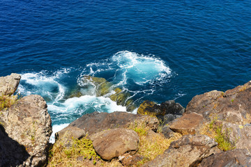 Mountains near Atlantic Ocean coasts.
