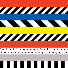 Retro color seamless pattern. Fancy abstract geometric art print. Ethnic hipster ornamental lines backdrop.