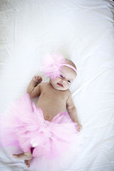 Newborn baby ballerina