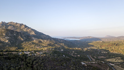 The structures of the landscape.