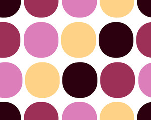 colored circle seamless pattern - 164510621
