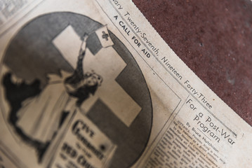 World War Two Newspaper from 1943