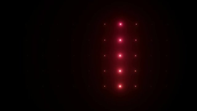 Abstract flashing light pattern.