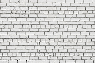 white bricks wall