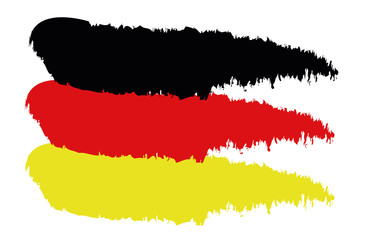 Deutschland Flagge Abstrakt 