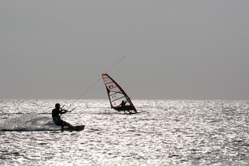 Naklejka premium sport de glisse