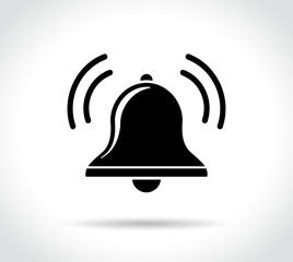 bell icon on white background