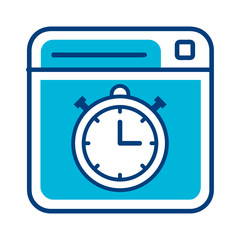 Icon illustration for page loading speed