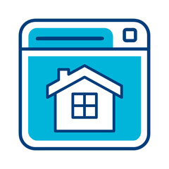 Icon illustration for home page