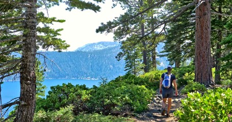 Views from Mount Tallac trail,  July 2017