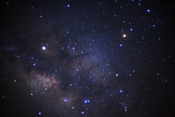 Fototapeta na wymiar The center of milky way galaxy. Long exposure photograph.with grain