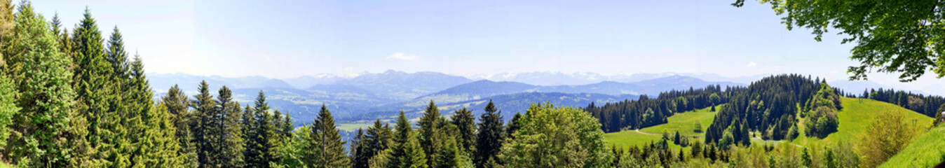 Fototapeta na wymiar Panorama Pfänder