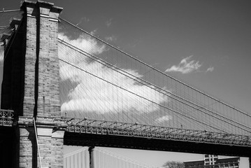 Ancient Brooklyn Bridge New York - an iconic landmark