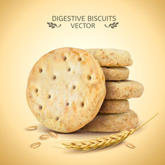 Digestive biscuits element