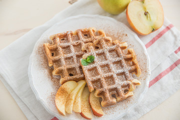 Belgische Waffeln mit Beeren 
