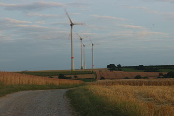 Windräder bei Randersacker