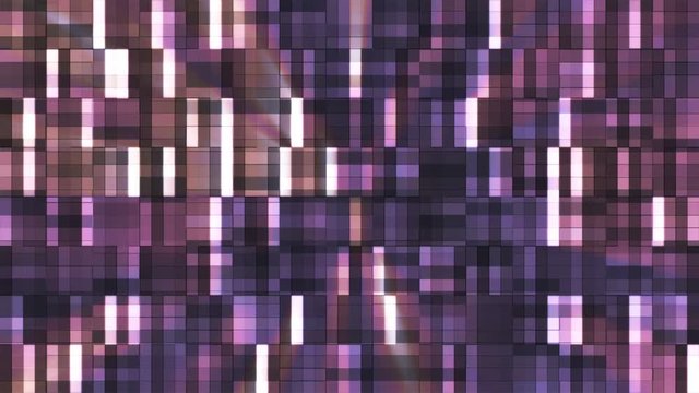 Broadcast Twinkling Squared Hi-Tech Blocks, Purple, Abstract, Loopable, 4K