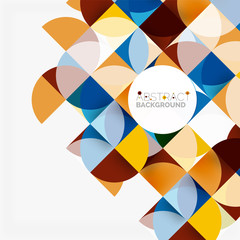 Obraz premium Modern geometrical abstract background circles