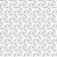 Obraz premium Seamless Monochrome Pattern. Grungy Geometric Shapes Tiling.