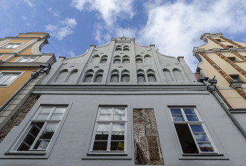 Obraz premium Facade of a Medieval Building