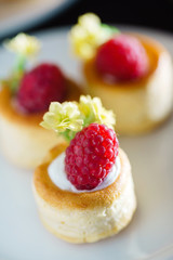 tarts with berries