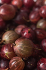 Closeup picture of the gooseberry.