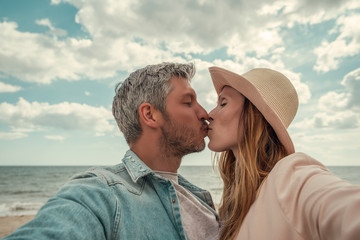 autumn coast couple