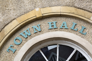 Town Hall Sign
