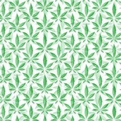 Marijuana leaf pattern