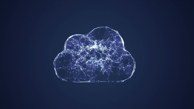 Cloud computing abstract technology background